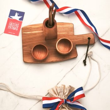 Juego Madera Artesanal Picoteo